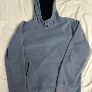 Hollister Light Gray Fleece Hoodie